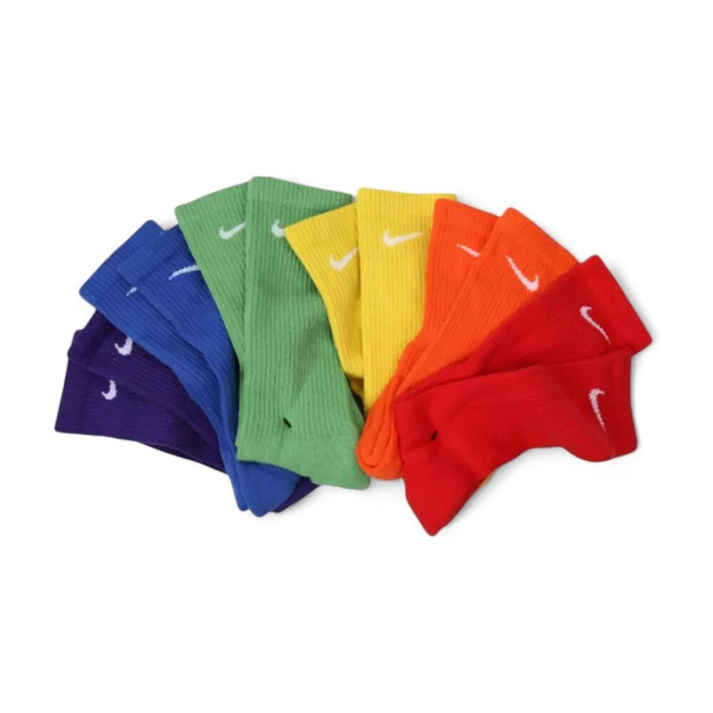 Nike Everyday Plus Cushioned Crew Training Socks L 6-PACK Multi Color SX6897-903